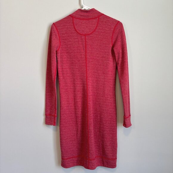 Tommy Bahama Women Medium Athletic Dress Red Long Sleeve Tennis Prep Pickleball - Picture 9 of 12